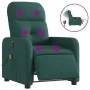 Sillón reclinable de masaje eléctrico tela verde oscuro de , Sillones - Ref: Foro24-3206792, Precio: 254,28 €, Descuento: %