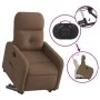 Anhebbarer Liegesessel aus braunem Stoff von , Sessel - Ref: Foro24-3206799, Preis: 270,91 €, Rabatt: %