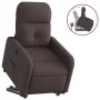 Dark brown fabric lift-up recliner by , Armchairs - Ref: Foro24-3206800, Price: 271,43 €, Discount: %