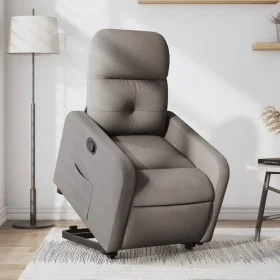 Liftable recliner taupe gray fabric by , Armchairs - Ref: Foro24-3206802, Price: 270,60 €, Discount: %