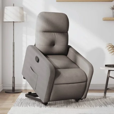 Liftable recliner taupe gray fabric by , Armchairs - Ref: Foro24-3206802, Price: 270,40 €, Discount: %