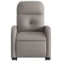 Liftable recliner taupe gray fabric by , Armchairs - Ref: Foro24-3206802, Price: 270,40 €, Discount: %