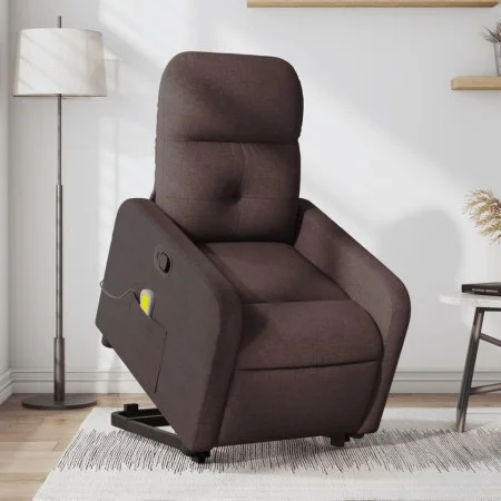 Liegender Fußmassagesessel aus dunkelbraunem Stoff von , Sessel - Ref: Foro24-3206809, Preis: 274,91 €, Rabatt: %
