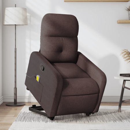 Liegender Fußmassagesessel aus dunkelbraunem Stoff von , Sessel - Ref: Foro24-3206809, Preis: 269,64 €, Rabatt: %