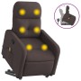 Liegender Fußmassagesessel aus dunkelbraunem Stoff von , Sessel - Ref: Foro24-3206809, Preis: 269,64 €, Rabatt: %