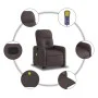 Liegender Fußmassagesessel aus dunkelbraunem Stoff von , Sessel - Ref: Foro24-3206809, Preis: 274,91 €, Rabatt: %