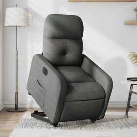 Sillón eléctrico reclinable elevable de tela gris oscuro de , Sillones - Ref: Foro24-3206814, Precio: 318,84 €, Descuento: %