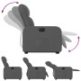 Dark Gray Fabric Electric Liftable Recliner Chair by , Armchairs - Ref: Foro24-3206814, Price: 293,95 €, Discount: %
