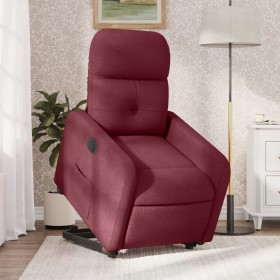 Red Fabric Electric Liftable Recliner Chair by , Armchairs - Ref: Foro24-3206816, Price: 297,41 €, Discount: %