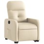 Elektrisch anhebbarer Liegestuhl aus cremefarbenem Stoff von , Sessel - Ref: Foro24-3206821, Preis: 310,50 €, Rabatt: %