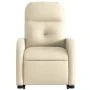 Sillón eléctrico reclinable elevable de tela color crema de , Sillones - Ref: Foro24-3206821, Precio: 338,16 €, Descuento: %