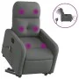 Anhebbarer elektrischer Massagesessel aus dunkelgrauem Stoff von , Sessel - Ref: Foro24-3206823, Preis: 317,96 €, Rabatt: %