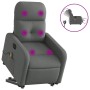 Liftable reclining electric massage chair dark gray fabric by , Armchairs - Ref: Foro24-3206823, Price: 299,33 €, Discount: %