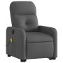 Liftable reclining electric massage chair dark gray fabric by , Armchairs - Ref: Foro24-3206823, Price: 299,33 €, Discount: %