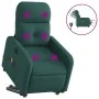 Elektrischer Massagesessel mit verstellbarer Liege, dunkelgrüner Stoff von , Sessel - Ref: Foro24-3206828, Preis: 338,01 €, R...