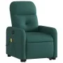 Elektrischer Massagesessel mit verstellbarer Liege, dunkelgrüner Stoff von , Sessel - Ref: Foro24-3206828, Preis: 338,01 €, R...
