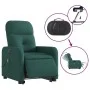 Elektrischer Massagesessel mit verstellbarer Liege, dunkelgrüner Stoff von , Sessel - Ref: Foro24-3206828, Preis: 338,01 €, R...