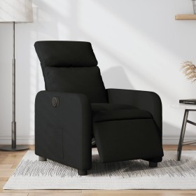 Sillón reclinable eléctrico de tela negro de , Sillones - Ref: Foro24-3206683, Precio: 199,63 €, Descuento: %