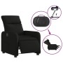 Black Fabric Power Recliner by , Armchairs - Ref: Foro24-3206683, Price: 199,63 €, Discount: %