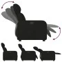 Sillón reclinable eléctrico de tela negro de , Sillones - Ref: Foro24-3206683, Precio: 202,49 €, Descuento: %