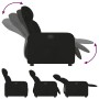 Sillón reclinable eléctrico de tela negro de , Sillones - Ref: Foro24-3206683, Precio: 231,67 €