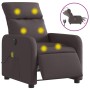Elektrischer Massagesessel aus dunkelbraunem Stoff von , Sessel - Ref: Foro24-3206695, Preis: 267,29 €, Rabatt: %