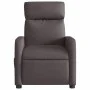 Sillón reclinable de masaje eléctrico tela marrón oscuro de , Sillones - Ref: Foro24-3206695, Precio: 272,44 €, Descuento: %