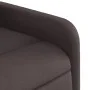 Sillón reclinable de masaje eléctrico tela marrón oscuro de , Sillones - Ref: Foro24-3206695, Precio: 272,44 €, Descuento: %