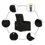 Sillón reclinable de masaje elevable tela negro de , Sillones - Ref: Foro24-3206710, Precio: 288,11 €, Descuento: %