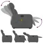 Sillón de masaje eléctrico reclinable elevable tela gris oscuro de , Sillones - Ref: Foro24-3206727, Precio: 350,02 €, Descue...