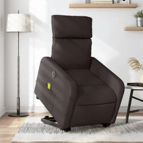Elektrischer, verstellbarer Massagesessel aus dunkelbraunem Stoff von , Sessel - Ref: Foro24-3206731, Preis: 355,30 €, Rabatt: %