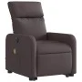 Sillón masaje eléctrico reclinable elevable tela marrón oscuro de , Sillones - Ref: Foro24-3206731, Precio: 355,30 €, Descuen...