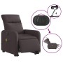 Sillón masaje eléctrico reclinable elevable tela marrón oscuro de , Sillones - Ref: Foro24-3206731, Precio: 331,70 €, Descuen...