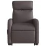 Sillón masaje eléctrico reclinable elevable tela marrón oscuro de , Sillones - Ref: Foro24-3206731, Precio: 355,30 €, Descuen...