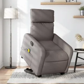 Sillón de masaje eléctrico reclinable elevable tela taupé de , Sillones - Ref: Foro24-3206733, Precio: 337,55 €, Descuento: %