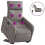 Anhebbarer elektrischer Massagesessel mit taupefarbenem Stoff von , Sessel - Ref: Foro24-3206733, Preis: 316,39 €, Rabatt: %
