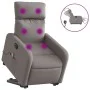Sillón de masaje eléctrico reclinable elevable tela taupé de , Sillones - Ref: Foro24-3206733, Precio: 337,55 €, Descuento: %