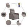 Anhebbarer elektrischer Massagesessel mit taupefarbenem Stoff von , Sessel - Ref: Foro24-3206733, Preis: 316,39 €, Rabatt: %