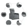 Sillón reclinable eléctrico de cuero sintético gris de , Sillones - Ref: Foro24-3206738, Precio: 239,76 €, Descuento: %