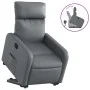 Gray artificial leather liftable recliner chair by , Armchairs - Ref: Foro24-3206752, Price: 272,53 €, Discount: %