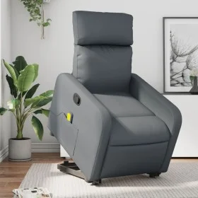 Grauer Fußmassagesessel aus Kunstleder von , Sessel - Ref: Foro24-3206759, Preis: 290,27 €, Rabatt: %