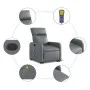 Gray Artificial Leather Foot Massage Recliner by , Armchairs - Ref: Foro24-3206759, Price: 290,27 €, Discount: %
