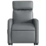Gray Artificial Leather Foot Massage Recliner by , Armchairs - Ref: Foro24-3206759, Price: 290,27 €, Discount: %