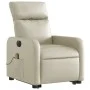 Elektrischer Hebe-Massagesessel aus cremefarbenem Kunstleder von , Sessel - Ref: Foro24-3206771, Preis: 339,55 €, Rabatt: %
