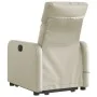 Sillón de masaje elevable eléctrico cuero sintético crema de , Sillones - Ref: Foro24-3206771, Precio: 339,66 €, Descuento: %