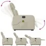 Sillón de masaje elevable eléctrico cuero sintético crema de , Sillones - Ref: Foro24-3206771, Precio: 339,66 €, Descuento: %