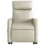 Sillón de masaje elevable eléctrico cuero sintético crema de , Sillones - Ref: Foro24-3206771, Precio: 339,66 €, Descuento: %