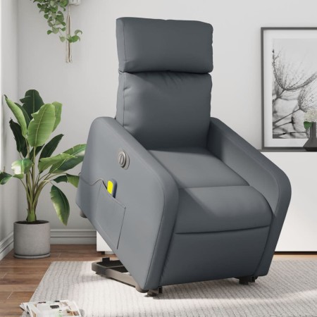 Elektrischer Massagesessel aus grauem Kunstleder von , Sessel - Ref: Foro24-3206773, Preis: 330,98 €, Rabatt: %