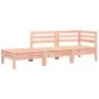 2-seater garden sofa with cushions and footrest by , Modular outdoor sofas - Ref: Foro24-838175, Price: 276,92 €, Discount: %
