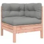 2-seater garden sofa with cushions and footrest by , Modular outdoor sofas - Ref: Foro24-838175, Price: 276,92 €, Discount: %